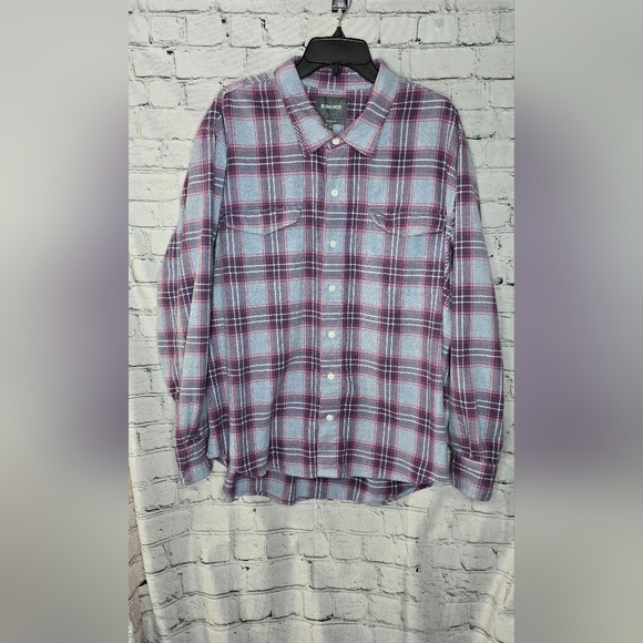 BONOBOS Women’s Flannel Button Up Long Sleeve Shirt Size 3XL - Picture 1 of 7